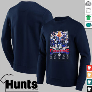 2025 Central Division Champions Winnipeg Jets players signature shirt