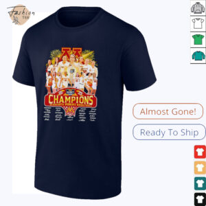 2025 Champions Minnesota Women’s Basketball shirt