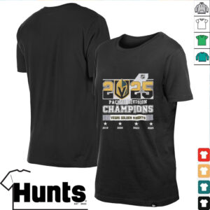 2025 Pacific Division Champions Vegas Golden Knights shirt