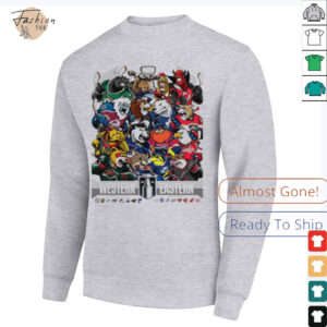 2025 Western Eastern hockey mascots team shirt