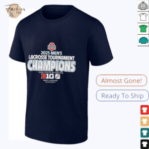 84 Scarlet Ohio State Buckeyes 2025 Big Ten Men’s Lacrosse...