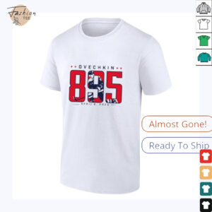 895 Alexander Ovechkin Washington Capitals April 6 2025 shirt