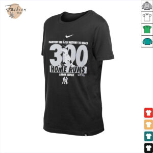Aaron Judge New York Yankees Nike 300 Home Runs Milestone...