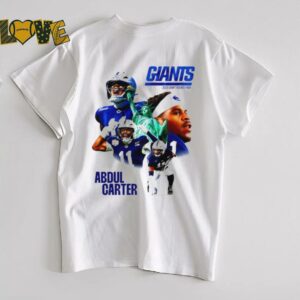 Abdul Carter NY Giants 2025 Draft round 1 pick shirt