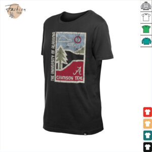 Alabama Crimson Tide Comfort Minimal Vista Distressed T Shirt
