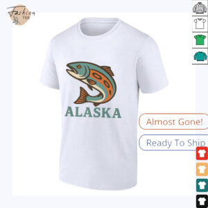 Alaska Salmon Fishing Native American Indigenous Tlingit Art Shirt