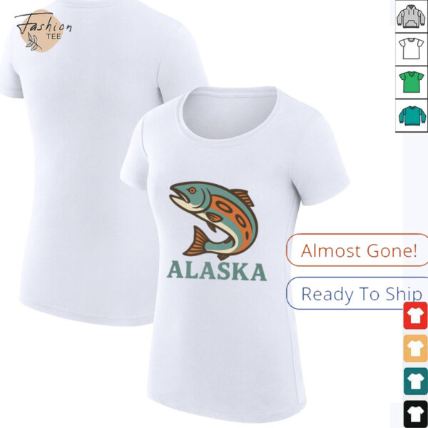Alaska Salmon Fishing Native American Indigenous Tlingit Art Shirt