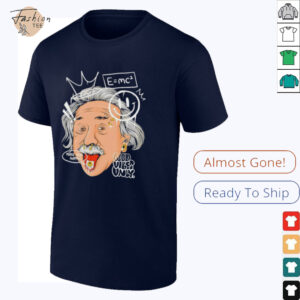 Albert Einstein cartoon face make you happy good vibes only...