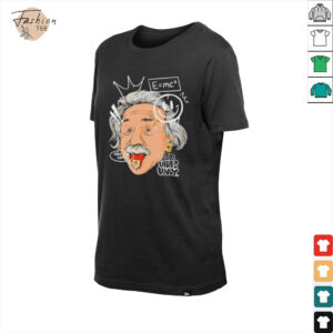 Albert Einstein cartoon face make you happy good vibes only...