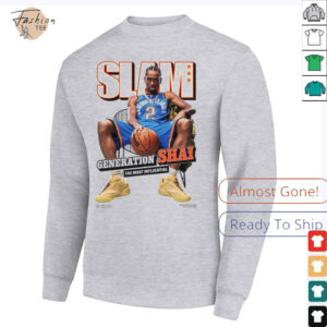 Alexander Oklahoma City Thunder SLAM 2025 Cover Graphic T Shirt2