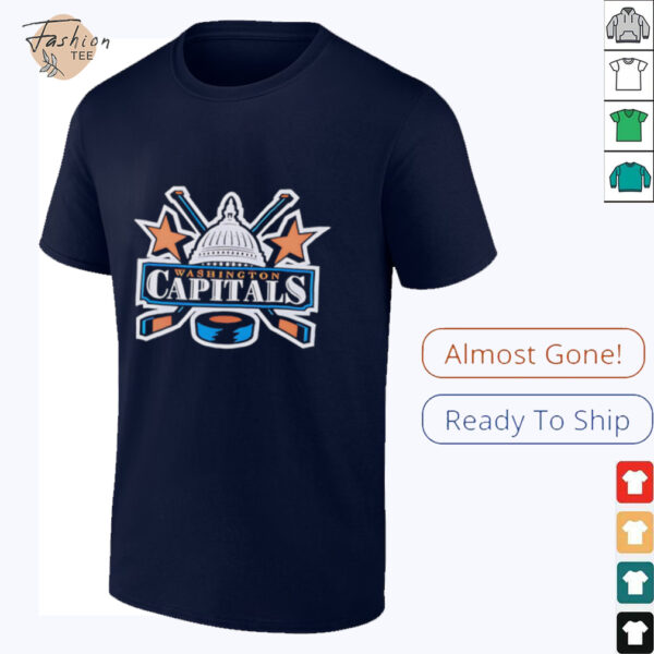Alexander Ovechkin Black Washington Capitals logo shirt