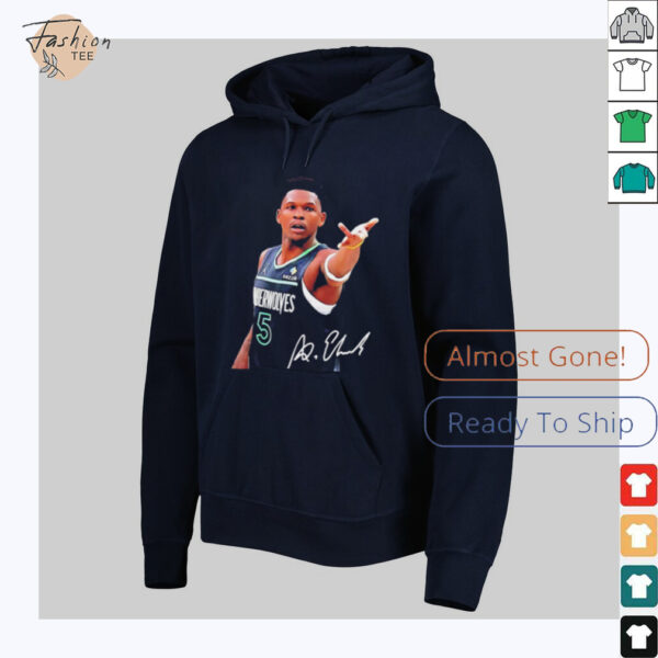 Anthony Edwards Minnesota Timberwolves signature graphic shirt