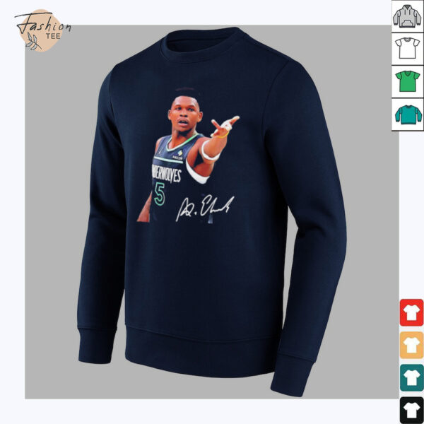 Anthony Edwards Minnesota Timberwolves signature graphic shirt