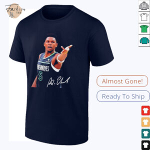 Anthony Edwards Minnesota Timberwolves signature graphic shirt3