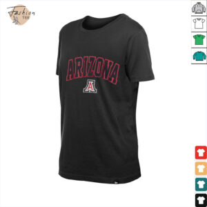 Arizona Wildcats Heather Charcoal Basic Arch T Shirt
