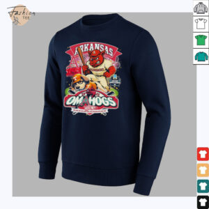 Arkansas Razorbacks Stomp Tennessee Volunteers NCAA 2025 College World Series Mascot T shirts3 1