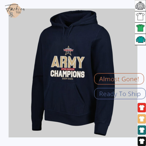 Army Black Knights 2025 Star Series Champions T Shirt
