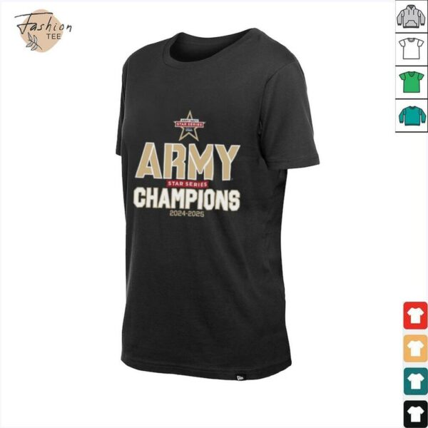 Army Black Knights 2025 Star Series Champions T Shirt