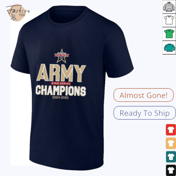 Army Black Knights 2025 Star Series Champions T Shirt