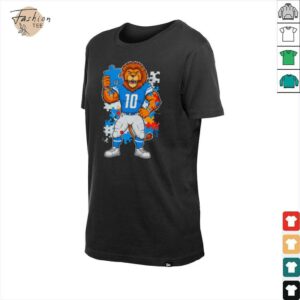 Autism Awareness Detroit Lions mascot 2025 shirt