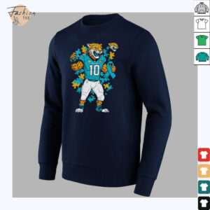 Autism Awareness Jacksonville Jaguars mascot 2025 shirt
