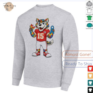 Autism Awareness Kansas City Chiefs mascot 2025 shirt