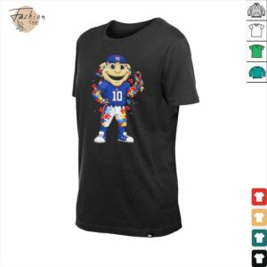 Autism Awareness New York Giants mascot 2025 shirt