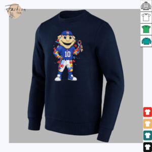 Autism Awareness New York Giants mascot 2025 shirt