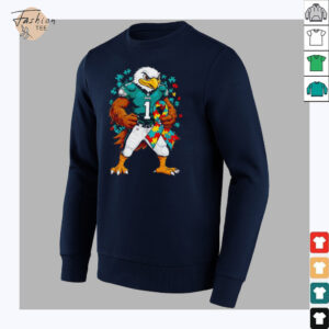 Autism Awareness Philadelphia Eagles mascot 2025 shirt