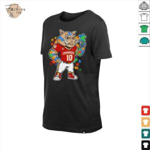 Autism Awareness Washington Commanders mascot 2025 shirt