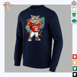 Autism Awareness Washington Commanders mascot 2025 shirt