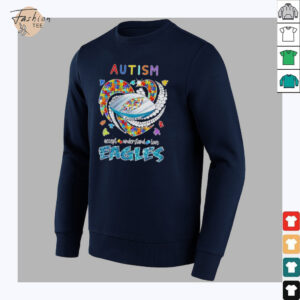 Autism accept understand love Philadelphia Eagles diamond football shirt