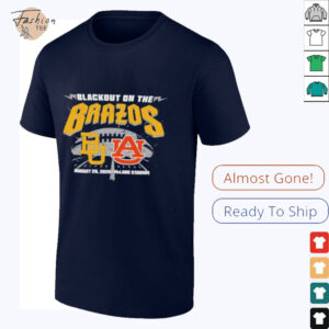 Baylor Bears vs Auburn Tigers Blackout On The Brazos 2025 shirt2 1