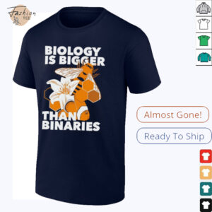 Bee and Nemo fish biology is bigger than binaries shirt2