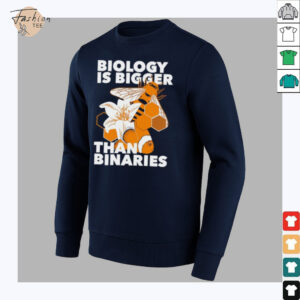 Bee and Nemo fish biology is bigger than binaries shirt3