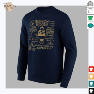 Benson Boone Doodle Art Music T Shirt0 1