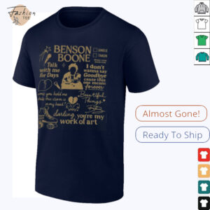 Benson Boone Doodle Art Music T Shirt3 1
