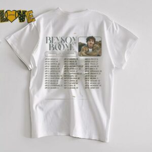 Benson Boone Fireworks Tour 2025 Fan Gift T Shirt2