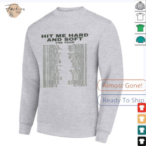 Billie Eilish WomenaE™s Hit Me Hard Tour T Shirt0