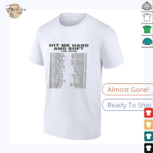 Billie Eilish WomenaE™s Hit Me Hard Tour T Shirt3