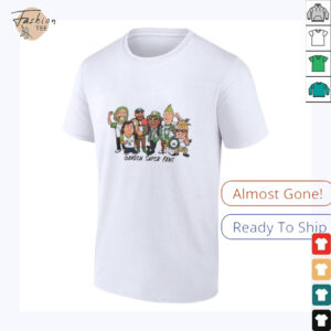 Boston Celtics Garden Super Fans Green Runs Deep T shirts