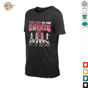 Boston Red Sox All Time Great Road Abbey Signatures T...