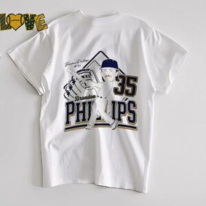 Brandon Phillips CSU Baseball caricature ’25 shirt