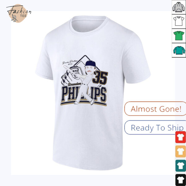 Brandon Phillips CSU Baseball caricature ’25 shirt