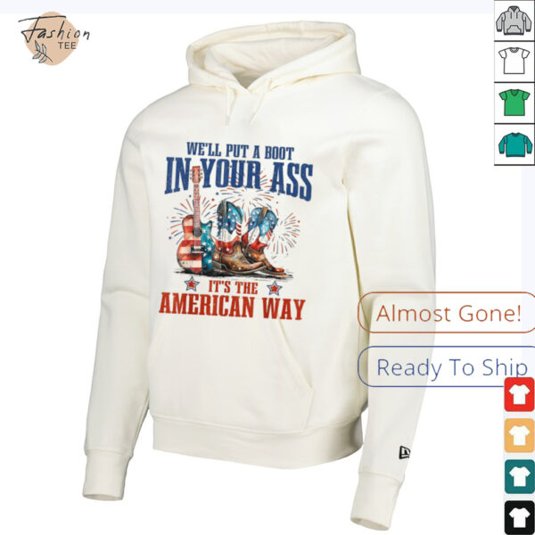 Brought To You Courtesy Of The Red, White & Blue Cowgirl T Shirt