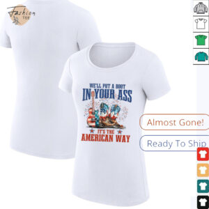 Brought To You Courtesy Of The Red, White & Blue Cowgirl T Shirt