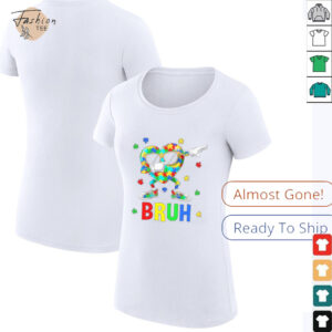 Bruh Dabbing Puzzle Funny Autism Awareness T shirt