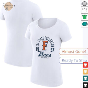 Cal State Fullerton Titans Comfort Colors Mascot Overlay shirt