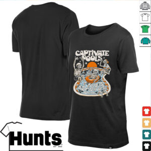 Captivate pools life is better by the Pool skeletons shirt