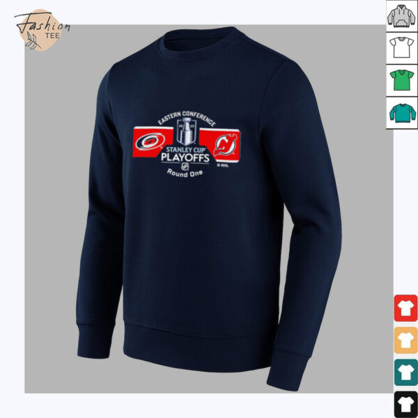 Carolina Hurricanes vs New Jersey Devils 2025 Stanley Cup Playoffs shirt
